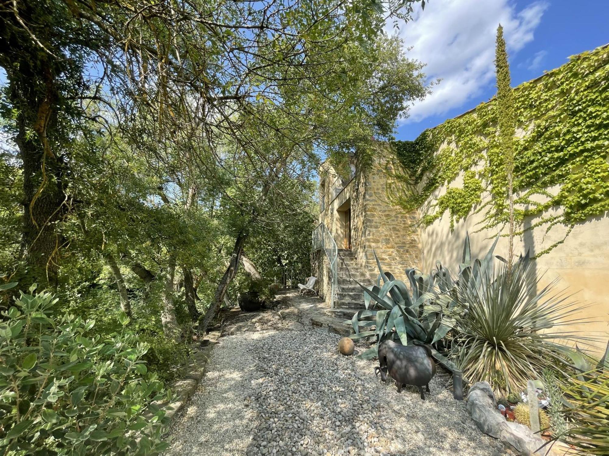 Le Domaine De La Tuilerie - Gite De Charme En Bord De Riviere Avec Piscine Servies-en-Val Bagian luar foto